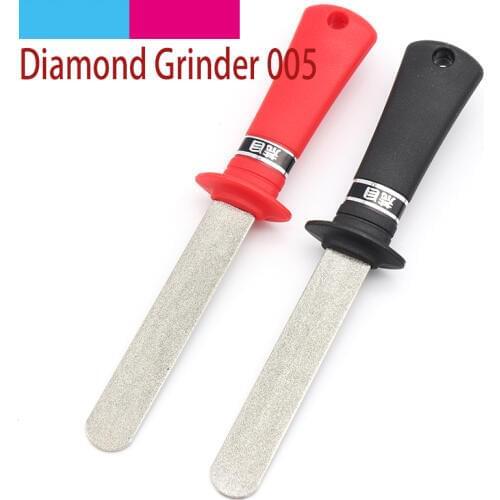 1pcs Doubled-sided Diamond Knife Sharpener File Whetstone Rough Grinding Blade 200/300 Grit Fixed Angle Sharpener Abrasive Tools
