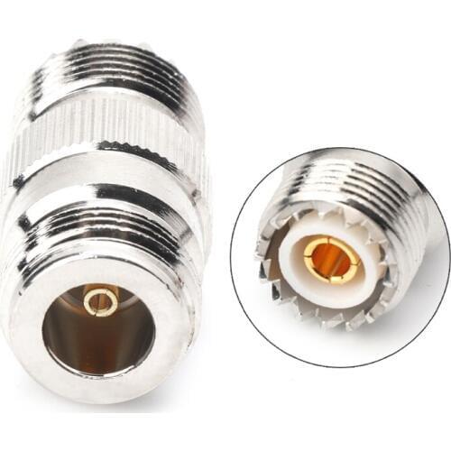 1Pc RF Coaxial Adapter UHF Female To N Female PL259 SO239 UHFTo N Jack Connector