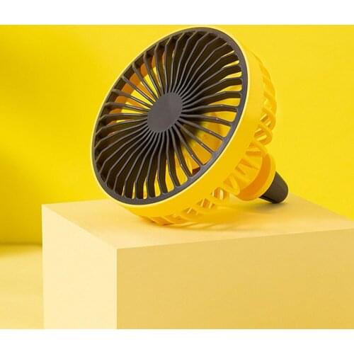 Car Fan Cooler 360 Degree All-Round Adjustable Car Auto Air Cooling Dual Head Fan Low Noise Car Auto Cooler Air Fan