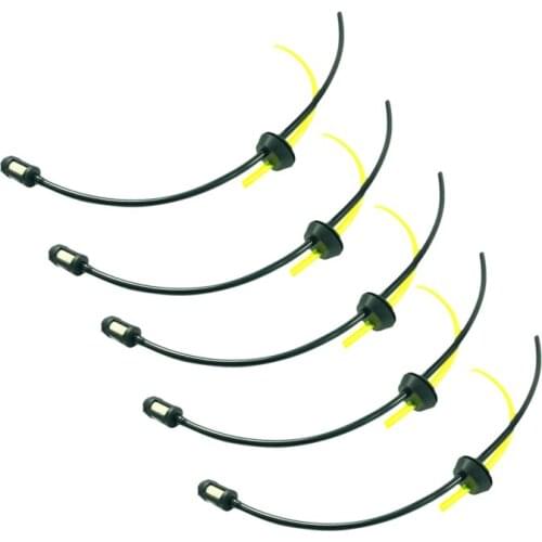 5Pcs/Set Replacement Fuel Hose Pipe Tank Filter for Strimmer Trimmer Brush Cutter Chainsaw Fuel Line Filter