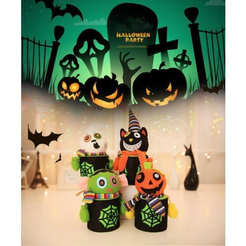 Halloween Horror Ghost Pumpkin Mini Paper Candy Gift Box Mini Paper Bags Box