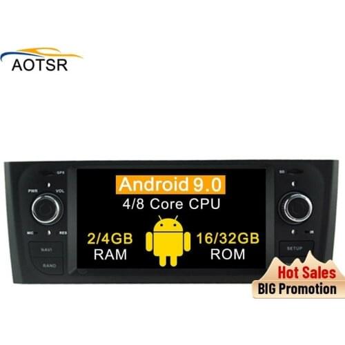 IPS Android 9.0 car multimedia dvd player head unit For FIAT old Punto 2005-2009 Linea 2007-2011 GPS Navigation radio auto