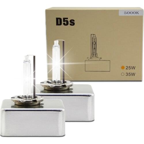 SHUOKE 1 Set 25W 35W D5S Xenon HID BULB 4300K 5000K 6000K for Golf, for Audi, for Passat, for Super, for Tiguan lK3, for Citroen