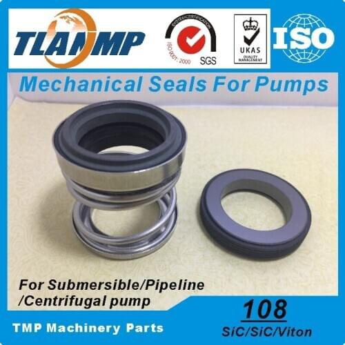 108-30 TLANMP Mechanical Seals (Material: SiC/SiC/Vit) Shaft Size 30mm VIT Rubber Bellow Seal Used in High Temperature Liquid
