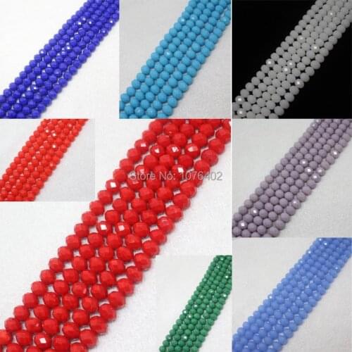 Mini. order is $7! 8x10mm Red,Pink,Green,Sky blue,Ocean Blue,Deep Blue,White,Purple Faceted Glass Oval Loose Beads 70pcs