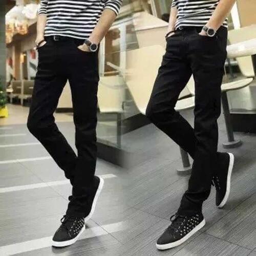 Wholesale 2020 fashion spring Autumn Casual black skinny jeans men Denim Cheap jean hombre pantalon homme pencil pants men
