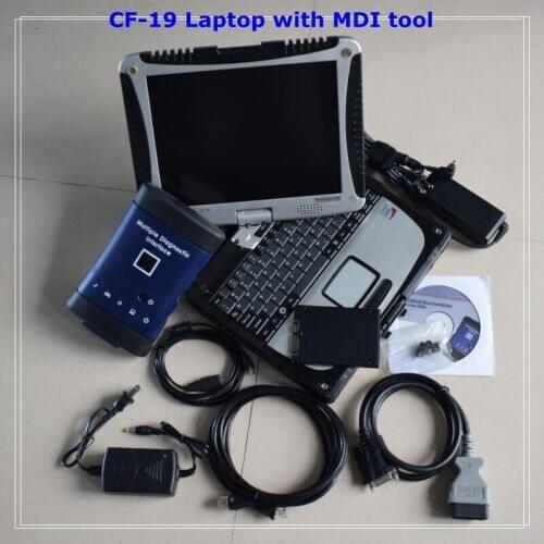 CF19 laptop cf19 Toughbook with SSD Software installed New Generation diagnostic interface Scanner G-M MDI with GDS2 + TECH2WIN