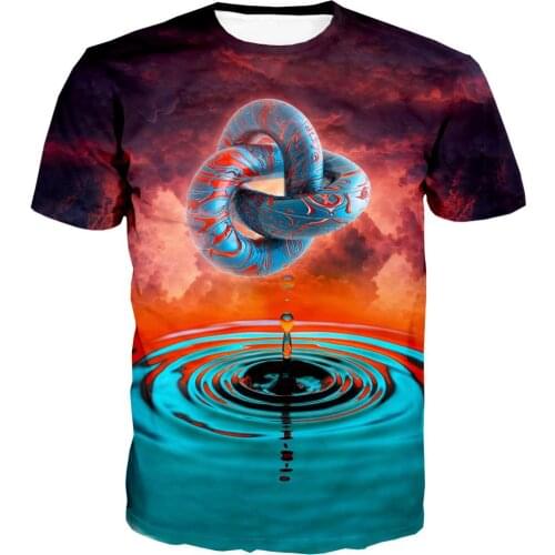 PLstar Cosmos 2019 New summer vibes Men t-shirt Starry sky Psychedelic 3D Printed Unisex T-Shirt streetwear Casual Cool t shirt