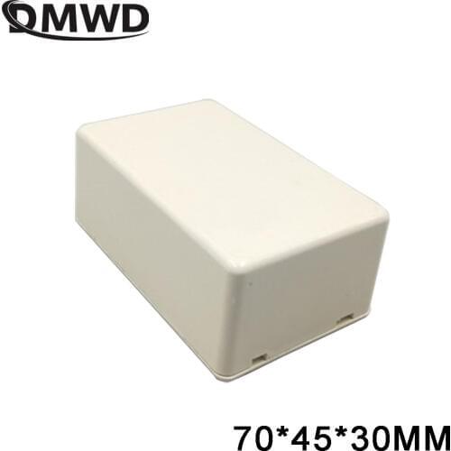 Plastic Waterproof Cover Project Electronic Instrument Case Enclosure Box 70 X 45 X 30mm White