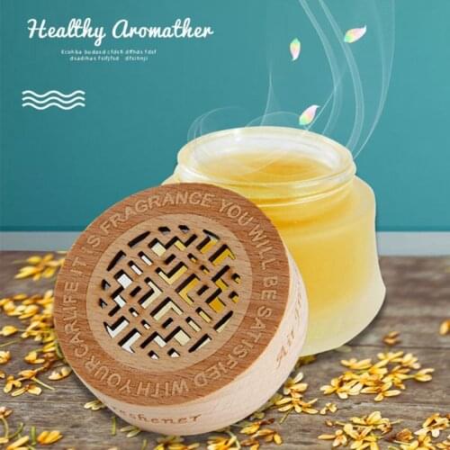 Simple Vintage Design Car Perfume Seat Auto Solid Balm Air Freshener Fragrance QW