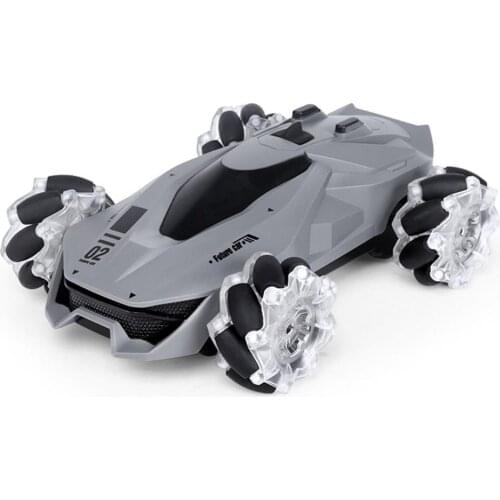 RC LED Remote Control Car Rechargeable Car Remote Control Roll Car Kids Robot RC Cars Toys