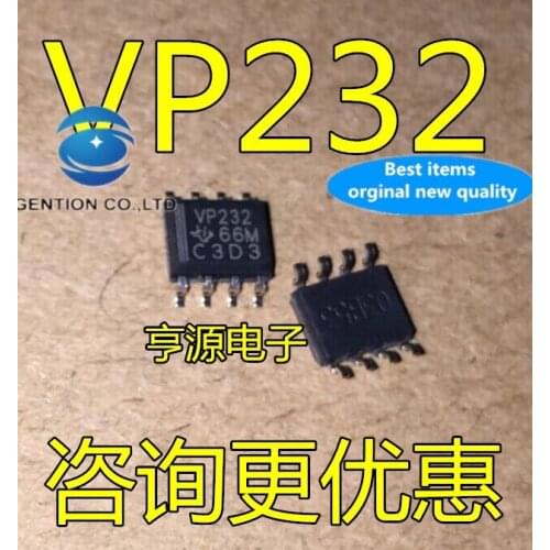 10PCS SN65HVD232DR SN65HVD232D silk-screen VP232 SOP8 in stock 100% new and original