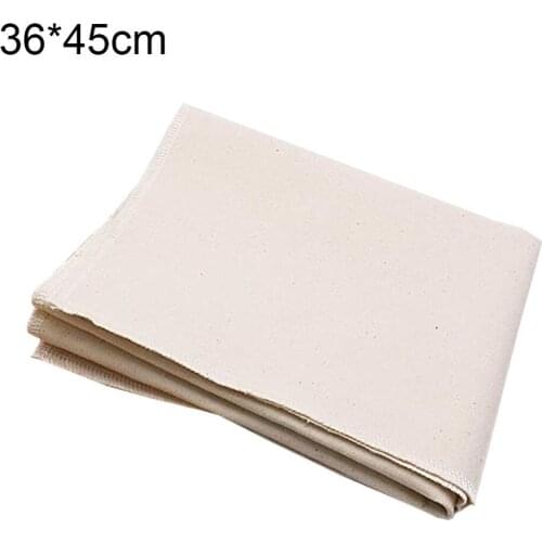 Special-purpose Bakers Dough Couche Proofing Cloth Bread Yeast Cloth Natural Super Thick Cotton Canvas For Baking French Bread