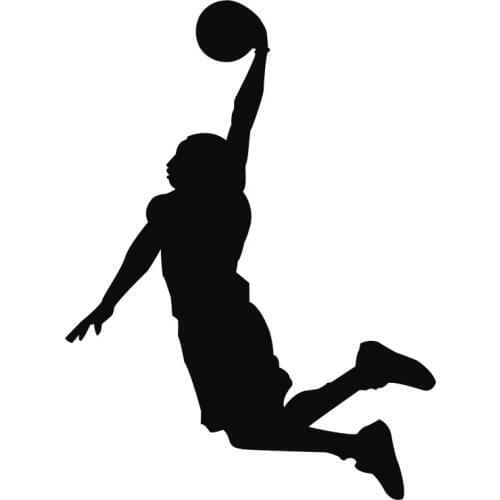Sport Dunk action Wall Sticker living room study kids rooms background home decoration Sports player stickers wallpaper