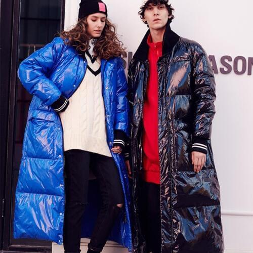 Winter New Fashion Listing Collection Women Warm Long Down Jacket Flash Parkas Plus Size 7XL Waterproof&Windproof