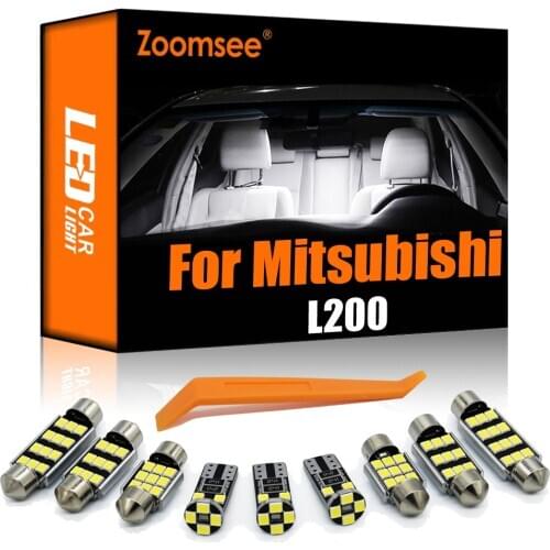 Zoomsee Interior LED For Mitsubishi L200 Platform Chassis Triton MQ KJ KK KL 2014-2020 Canbus Vehicle Bulb Indoor Dome Light Kit