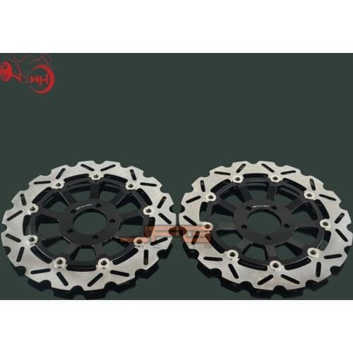 Motorcycle 1 Pair Front Floating Brake Disc Rotor For KAWASAKI ZXR 400 750 ZXR400 ZXR750 ZX9R NINJA 900 ZX900 ZX750 ZEPHYR 1100