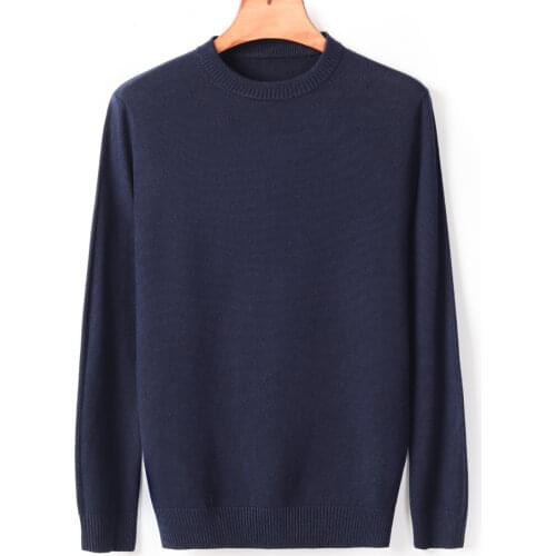 10 Colors Mens Thick Round Neck Sweater 2020 New Autumn/winter Casual High Quality Pullover Warm Sweater Male Brand Clothes