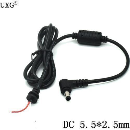 4FT 1.2m DC 5.5 x 2.5 5.5*2.5mm Power Supply Plug Connector With Cord / Cable For Toshiba For Asus For Lenovo Laptop Adapter