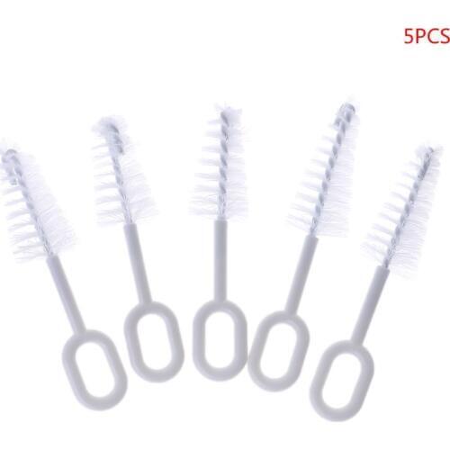 5 Pcs/Set Nipple Cleaner Baby Nipples Brush Cleaning Tools Professional Bristle High Density Pacifier Soother Accessories