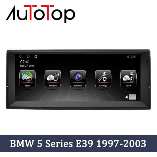 AUTOTOP 10.25" Android 10.0 Car DVD Radio For BMW E39 5 Series/M5 1997-2003 Car Multimedia Player Bluetooth RDS DSP Car Monitor