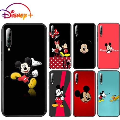Disney Cute Mickey Mouse For Samsung Galaxy A90 A80 A70 S A60 A50S A30 S A40 S A2 A20E A20 S A10S A10 E Black Phone Case
