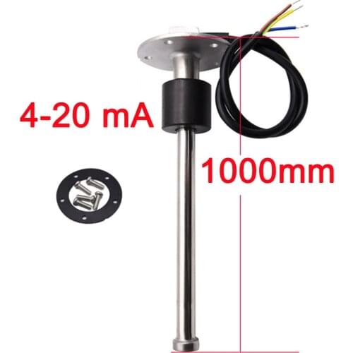 Custom size 1000mm 4-20mA Fuel Tank Level Sensor Water Level Gauge Measuring Measurement Sensors Liquid Level Transducer