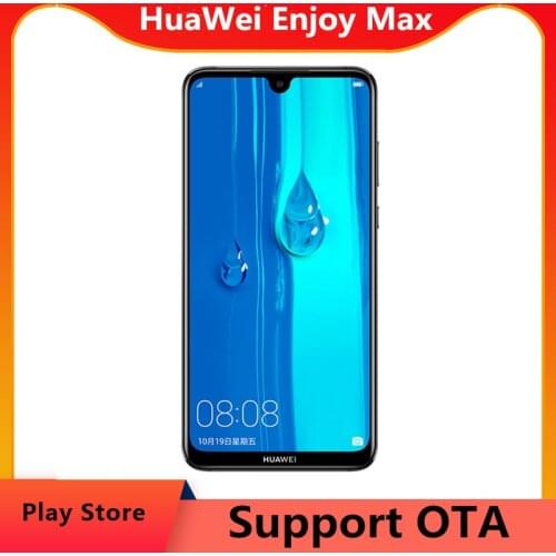 DHL Fast Delivery HuaWei Enjoy Max 4G LTE Cell Phone 7.12" 2240x1080 16.0MP Fingerprint OTA GPS Snapdragon 660 Android 8.1