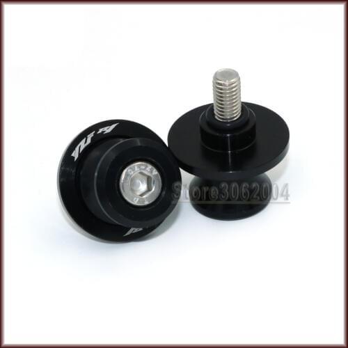 For YAMAHA YZFR1 YZF-R1 YZF R1 1998-2017 2016 2015 14 Motorcycle Accessories Swingarm Spools Slider Stand Screws 0.236in/M6 CNC