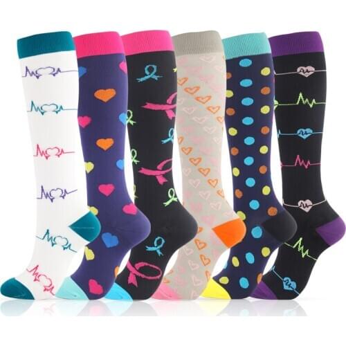 Compression Socks Nylon Medical Nursing Stockings Women Specializes Outdoor Football Cycling Anti Fatigue Relief Sports Socks