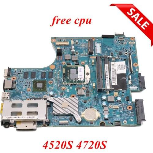 NOKOTION 598668-001 633552-001 Laptop Motherboard For HP 4520S 4720S H9265-1 48.4GK06.011 HM57 DDR3 free cpu