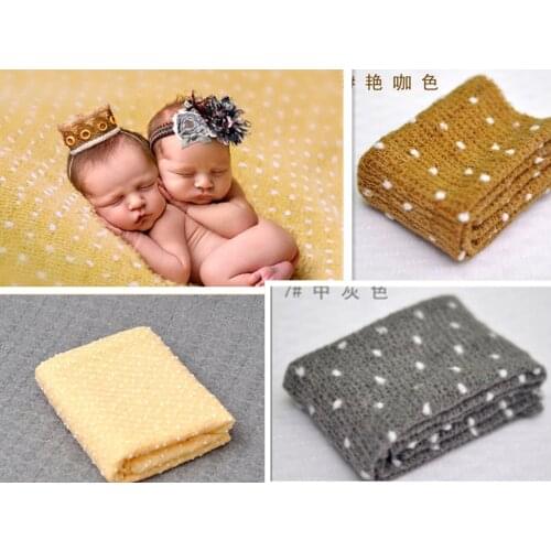 Infant Baby Photography Clothing Props Girl Boy Baby Photography Props Wrap Mat Newborn Soft Stretch Blanket Wraps Accessories