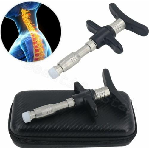 New Manual Chiropractic Gun Correction Adjusting Therapy Spinal Corrector Adjustment Massage Tools Physical Health Care Massager