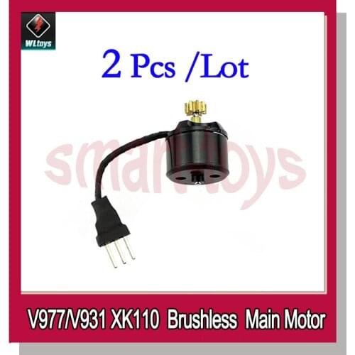 Original V977-002 Main Brushless Motor for WLtoys V977 V930 V931 RC Helicopter Spare Parts
