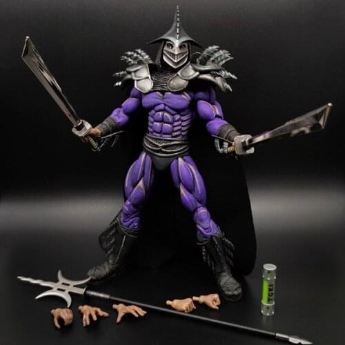 Teenage Mutant Ninjaa Turtlees Shredder Joints Movabe 7inches Action Figure Model Ornament Toys Limited Collection Gifts