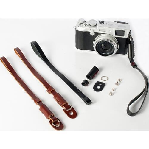 Genuine Leather Strap Belt For Sony RX100V II IV RX100M6 WX800 WX700 WX500 A6000 A6300 A6400 A6500 NEX-7 Camera Wrist Strap