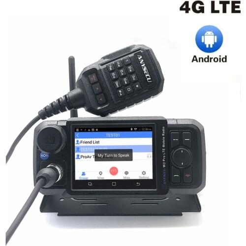 ANYSECU 4G-W2Pro 4G Network Radio N61 Android 7.0 LTE WCDMA GSM WIFI PTT Mobile Phone work with Real-ptt Zello