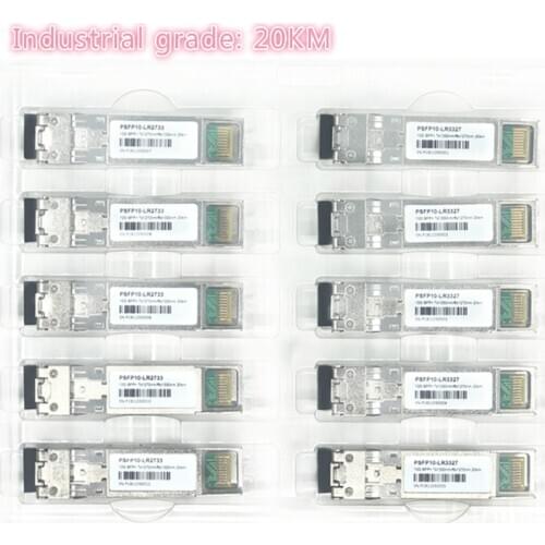 SFP 10G LC 20KM 1270nm/1330nm Industrial grade Single Fiber SFP Optical Module SFP Transceiver Industrial grade -40-85 Celsius
