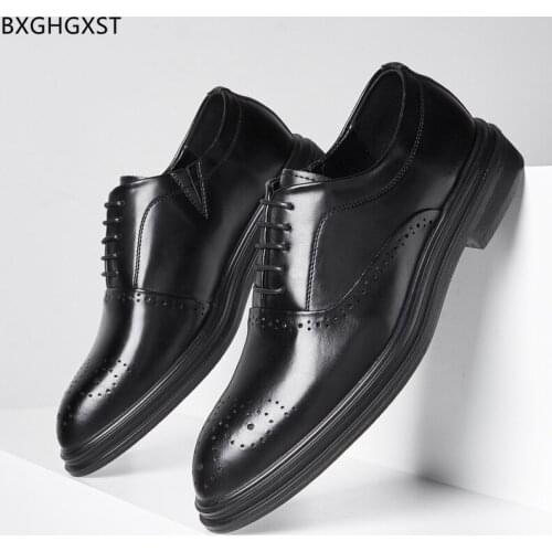 Black Dress Shoes for M E N Oxford Elegant Shoes for Men Luxury Designer Shoes Men High Quality Zapatos De Vestir De Los Hombres