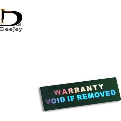 Stock laser hologram stickers Warranty stickers VOID IF REMOVED 10x30mm 2000pcs lot