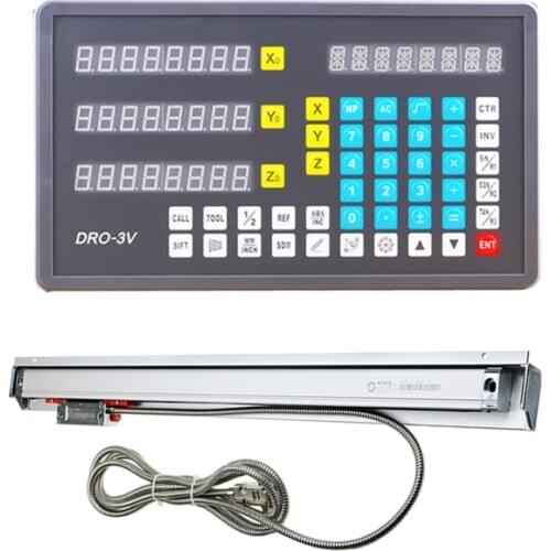 High Precision Linear Scale 5micron Linear Encoder 0~1000mm Optical Linear Ruler for CNC DIY lathe machine