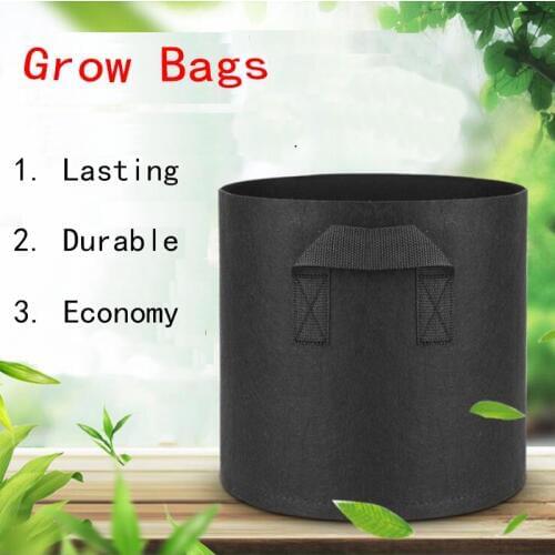 1-30 Gallon Big Plant Seedling Grow Bags Pot Home Garden Tools Potato Strawberry Fabric Vegetable Jardin Seedling Growing Pots