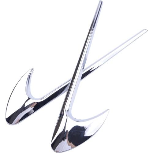 1Pair Car Front Side Air Vent Fender ABS Silver Fit for Benz A B C E CLA GLA GLC GLE GLS W204 W205 W212 W213 X156 X253