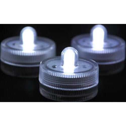 2016 Free Shiping Factory Vendor Super Bright Single Submersible Led Tea Light for Wedding Floralytes lamps 11 Different Colors