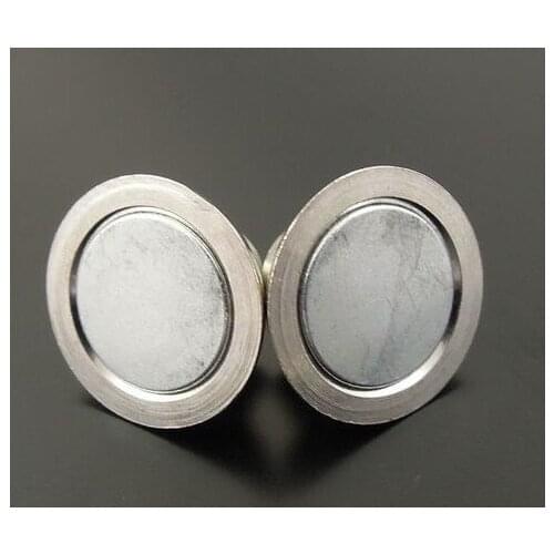 Free shipping! 20 pcs plated Rhodium Magnetic Clasp 15*13mm