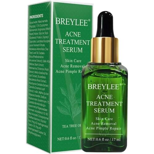 BREYLEE 17ml Tea Tree Acne Treatment Face Serum Scar Remover Hydrating