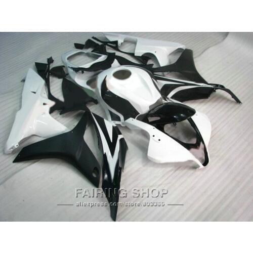 CBR600RR 2007-2008 For HONDA fairing kit cbr 600rr 0708 ( White black) Fairings LL84