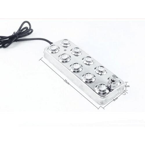 DC 48V New Ultrasonic Atomizer Industrial Humidifier Fog Machine Parts 5Kg/H Ultrasonic Mist Maker Fogger 10 Head Without Power