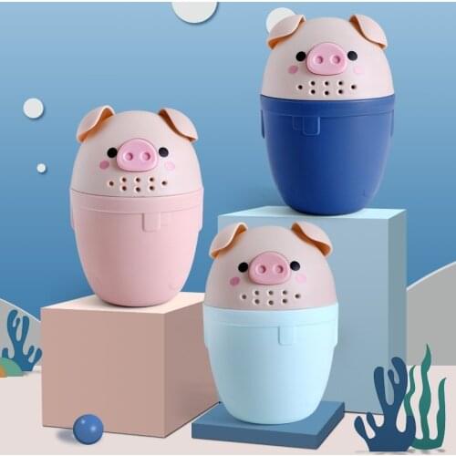 Baby Bath Waterfall Rinser Kids Shampoo Rinse Cup Bath Shower Washing Head Spoon Shampoo Cup Children Thickened Plastic