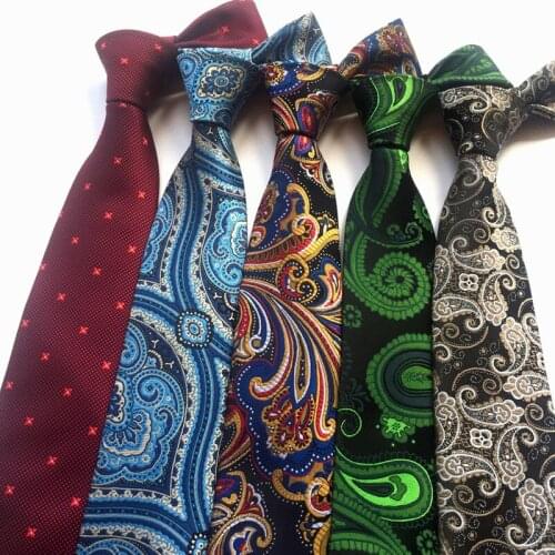 Tie Trendy Casual Formal Host Business Banquet Wedding Accessories Gifts Mens Unisex Polyester Jacquard Necktie Wholesale